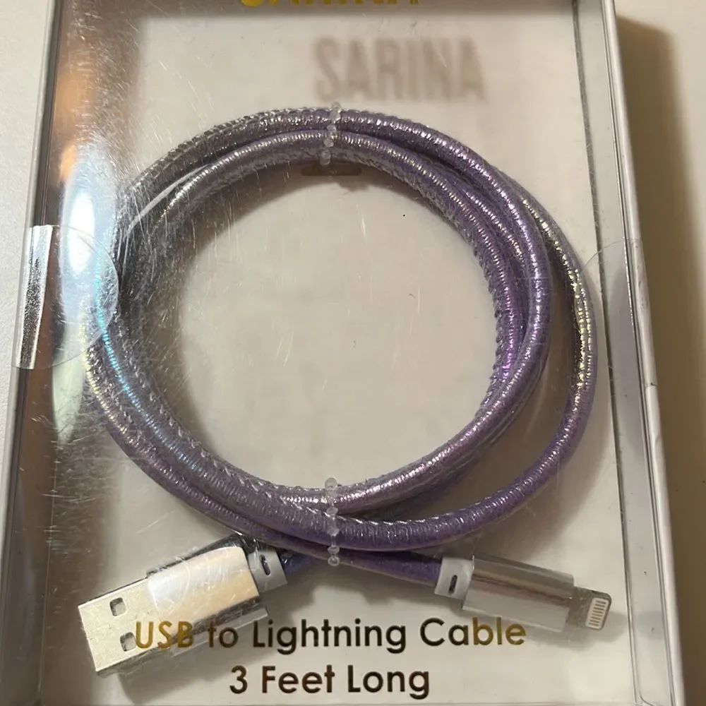 Sarina usb to Lightning cable 3 feet long New